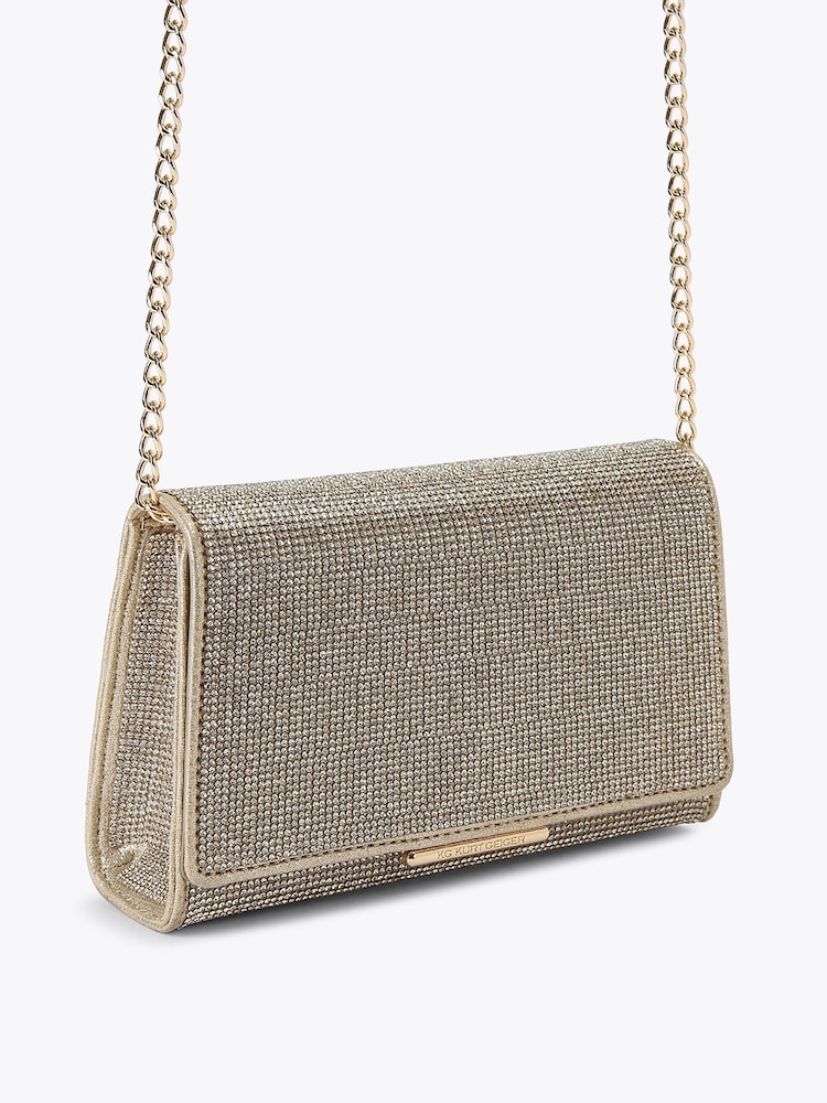 KG Kurt Geiger Gold Abra Gem Bag - Image 2 of 4
