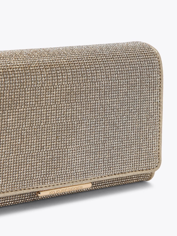 KG Kurt Geiger Gold Abra Gem Bag - Image 5 of 5 KG Kurt Geiger Gold Abra Gem Bag - Image 5 of 5