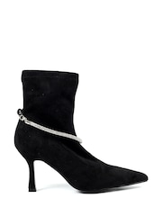 Lunar Trenza Black Ankle Boots - Image 2 of 8