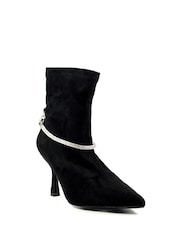Lunar Trenza Black Ankle Boots - Image 3 of 8