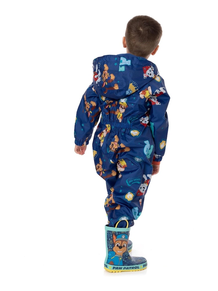 Paw Patrol azul marinho - Roupa de poça infantil unissex Vanilla Underground - Imagem 2 de 6