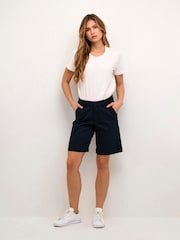 Kaffe Casual Fit Lea Suit Shorts - Image 1 of 8