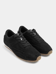 Yours Curve Black Wide Fit Slim Sole Trainers - Image 2 of 5