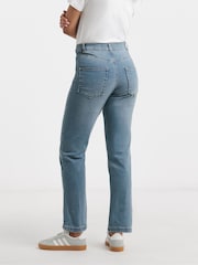 Simply Be Light Blue Authentic 24/7 Mid Boyfriend Jeans - Image 2 of 4