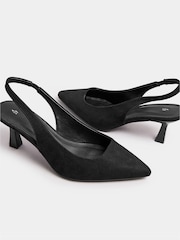 Yours Curve низький каблук Slingbacks - Image 5 of 5
