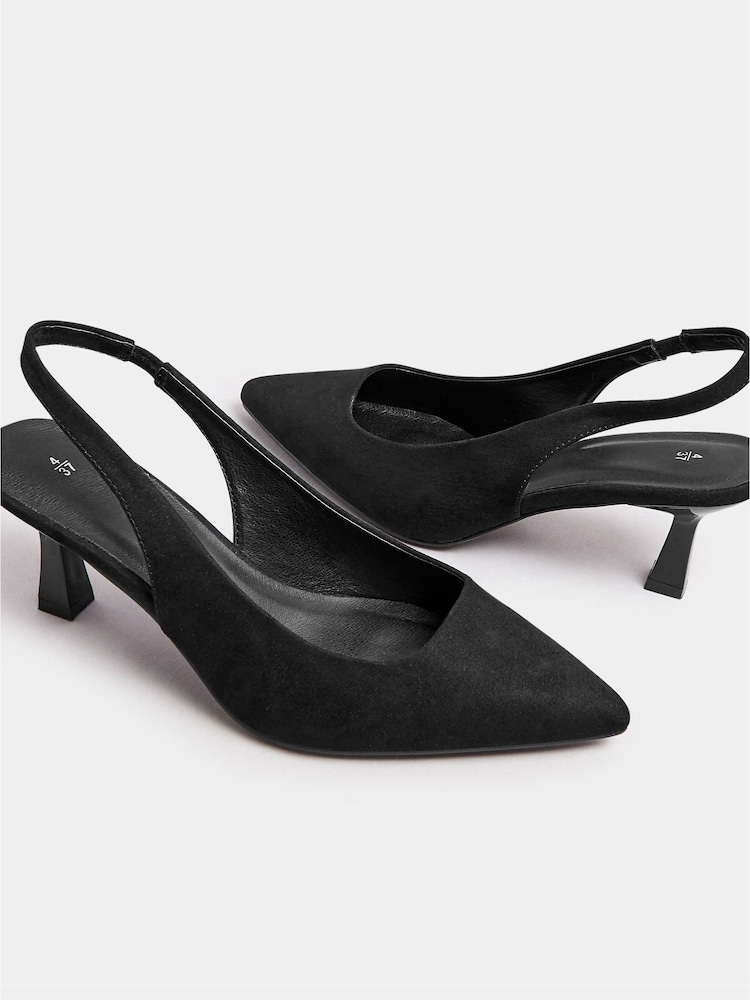 Yours Curve низький каблук Slingbacks - Image 5 of 5