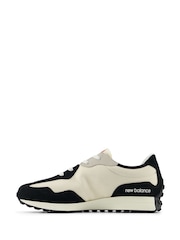 New Balance Black/Pink Girls 327 Trainers - Image 6 of 9