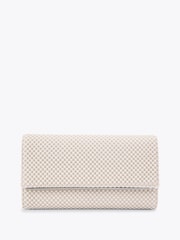 KG Kurt Geiger White Tilly Pearl Clutch Bag - Image 1 of 3