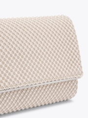 KG Kurt Geiger White Tilly Pearl Clutch Bag - Image 4 of 4