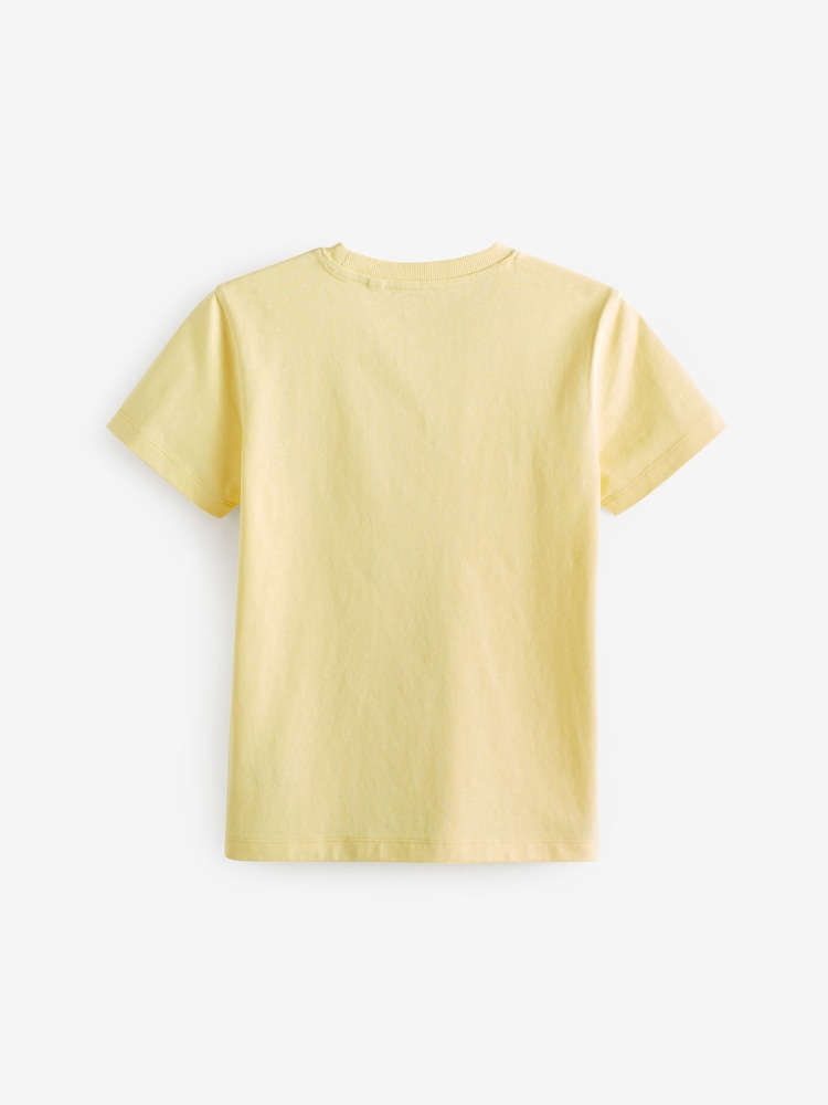 Yellow Lemon Cotton Short Sleeve T-Shirt (3-16yrs) - Image 1 of 2 Yellow Lemon Cotton Short Sleeve T-Shirt (3-16yrs) - Image 1 of 2
