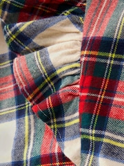Cream/Red Tartan Ruffle Check Dress (3-16yrs) - Image 4 of 8