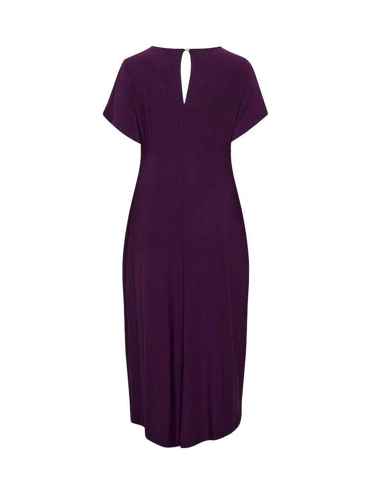 Yours Curve Red London Knot Front Dress - Image 6 of 6