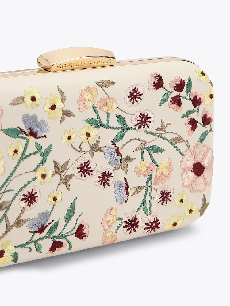 KG Kurt Geiger White Aria Floral Bag - Image 4 of 4