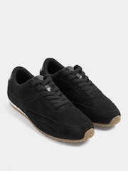 Yours Curve Black Extra Wide Fit Slim Sole Trainers - Image 2 of 5