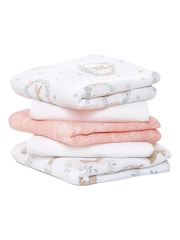 Розовый - Набор из 5 муслиновых пеленок Aden + Anais Essentials - Изображение 1 2