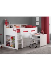 Julian Bowen White Kids Multi Storage Mid Sleeper - Image 1 of 2