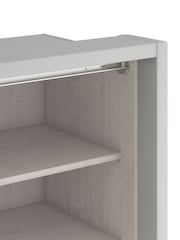Wiemann Grey Peyton Glass Sliding 2.6m Sliding Semi Fitted Wardrobe - Image 4 of 6