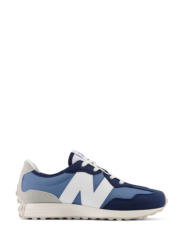 New Balance Blue Boys 327 Trainers - Image 1 of 8 New Balance Blue Boys 327 Trainers - Image 1 of 8