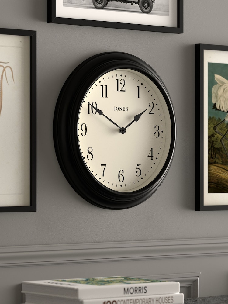 Jones Clocks Black A Classic Wall Clock - Image 2 of 4