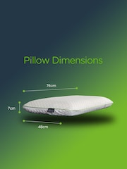 Snuggledown Medium Fill Bliss Bamboo Viscose Touch Memory Foam Pillow - Image 4 of 4