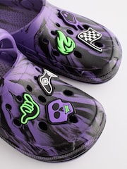 Purple Marble Clogs - Image 6 of 7