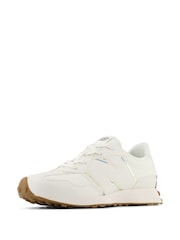 New Balance White Girls 327 Trainers - Image 4 of 6