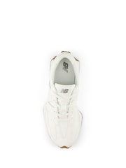 New Balance White Girls 327 Trainers - Image 5 of 6