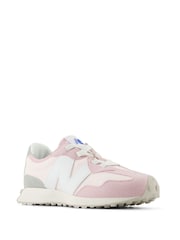 New Balance Pink 327 Trainers - Image 4 of 7