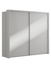 Wiemann Grey Peyton Glass Sliding 2.1m Sliding Semi Fitted Wardrobe - Image 2 of 6
