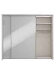 Wiemann Grey Peyton Glass Sliding 2.1m Sliding Semi Fitted Wardrobe - Image 3 of 6