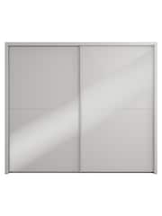 Wiemann Grey Peyton Glass Sliding 2.1m Sliding Semi Fitted Wardrobe - Image 6 of 6