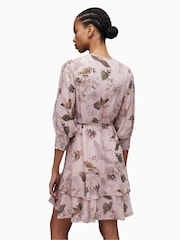 AllSaints Pink Peggy Dress - Image 2 of 7