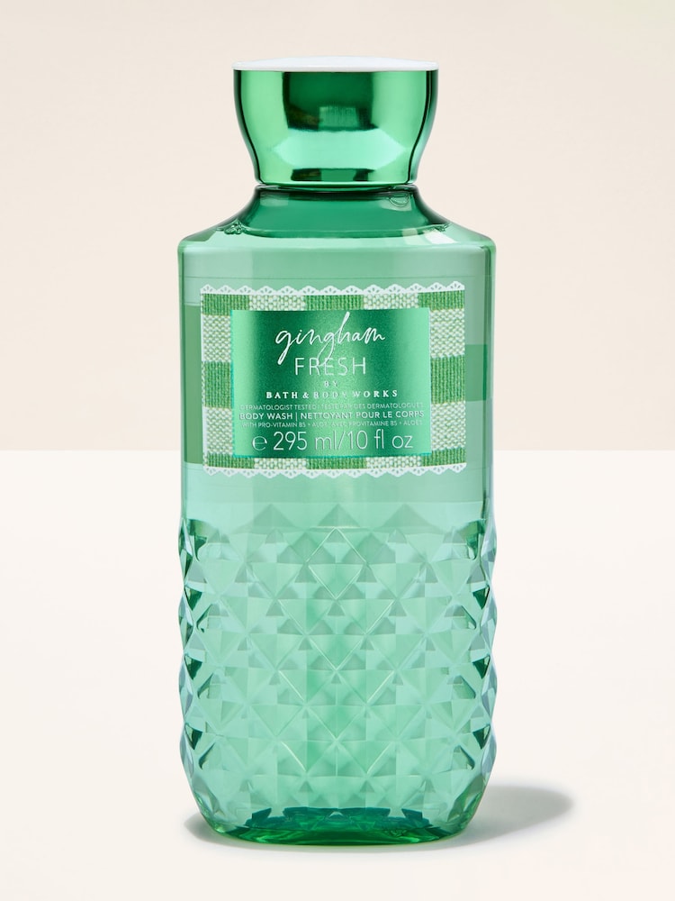 Bath & Body Works Gingham Fresh Body Wash 295ml - Image 1 of 3 Bath & Body Works Gingham Fresh Body Wash 295ml - Image 1 of 3