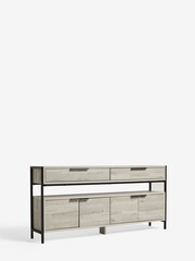 Grey Bronx Up to 65 inch, Soundbar Oak Effect TV Unit - Image 4 of 8