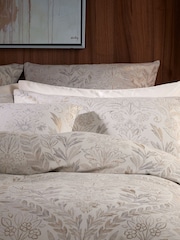 Vantona Cream Chafield Jacquard Duvet Cover and Pillowcase Set - Image 2 of 4