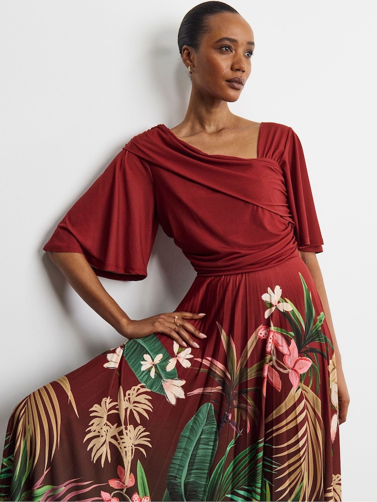pleated jersey dress Balmain