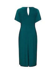 Yours Curve Blue London Knot Front Dress - Image 6 of 6