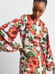 Joanna Hope White Maxi Long Sleeve Column Dress - Image 3 of 4