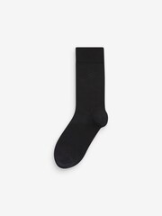 Grey 5 Pack Embroidered Lasting Fresh Socks - Image 6 of 8