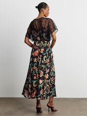 Joanna Hope Lace Sleeve Tea Dress - 4의 이미지 2