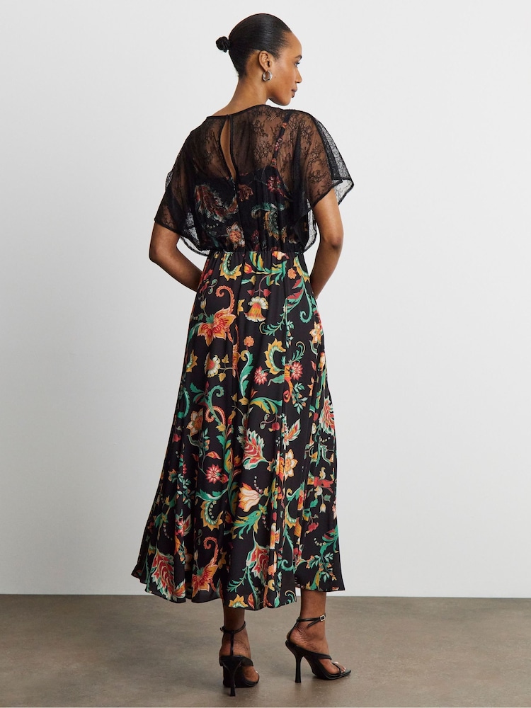 Joanna Hope Lace Sleeve Tea Dress - 4의 이미지 2