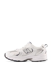 New Balance White Kids 530 Bungee Trainers - Image 2 of 5