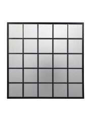 Libra Black Blakely Square Mirror - Image 2 of 4