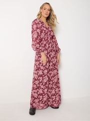 Красный - Платье макси с цветочным принтом Long Tall Sally - Изображение 2 6