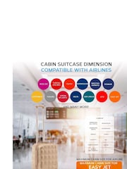 Flight Knight 45x36x20cm EasyJet Underseat 8 Wheel ABS Hard Case Cabin Carry On Hand Luggage - Image 6 of 7