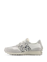 New Balance Grey Girls 327 Trainers - Image 2 of 8