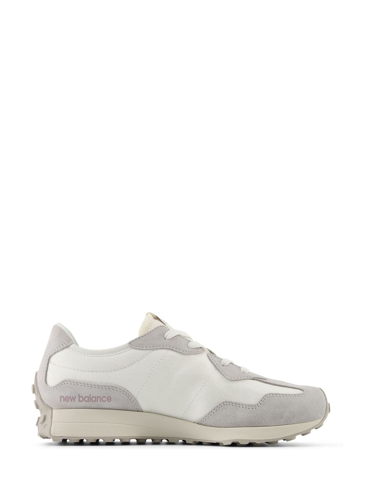 New Balance Grey Girls 327 Trainers - Image 3 of 8
