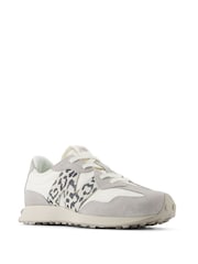 New Balance Grey Girls 327 Trainers - Image 5 of 8