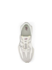 New Balance Grey Girls 327 Trainers - Image 7 of 8
