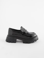 Black Patent Chunky School Shoes - Image 6 of 9